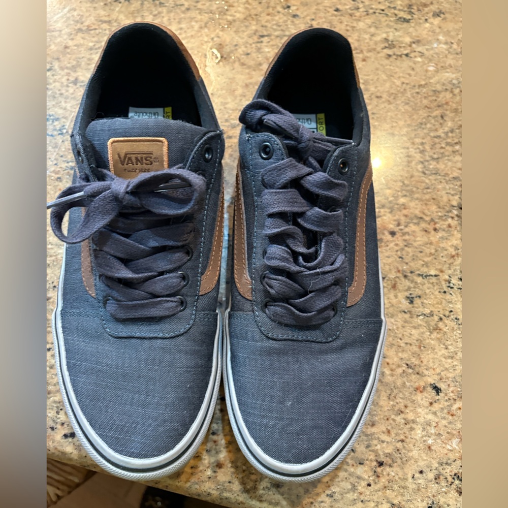 Vans Black and Brown Casual Sneakers size 10